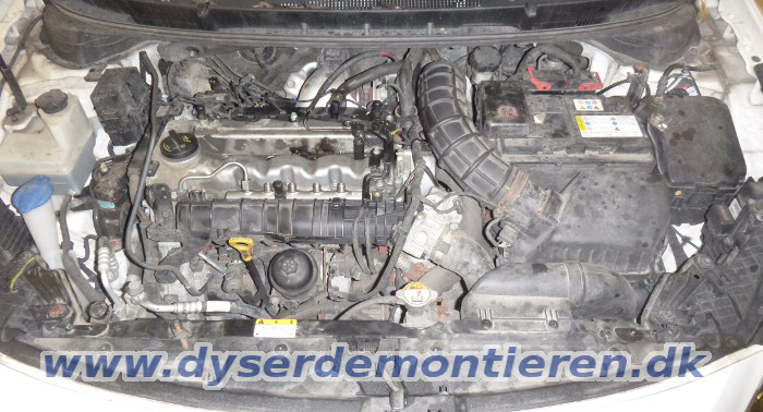 Aftrkning af
                indsprjtningsdyser fra Hyundai i30 med 1.4CRDi motor