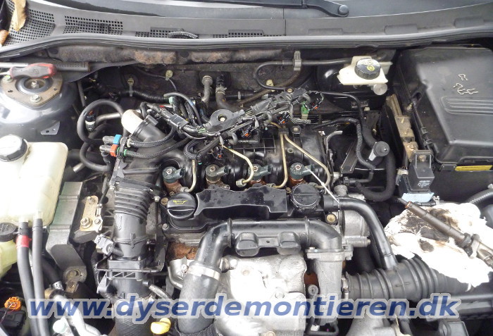 Aftrkning af indsprjtningsdyser fra Mazda 3
                med 1,6 CITD motor