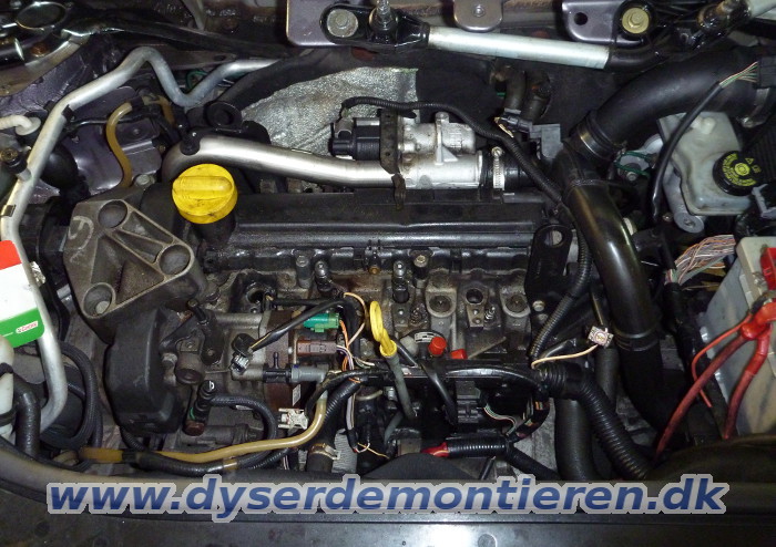 Aftrkning af indsprjtningsdyser fra Renault /
                Nissan / Dacia med 1.5 motor