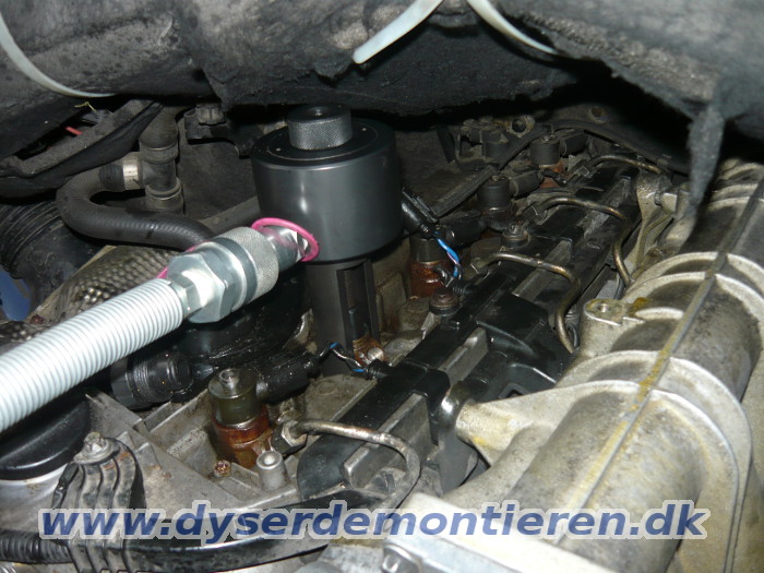 Aftrkning af indsprjtningsdyser fra Mercedes
                med CDI motorer