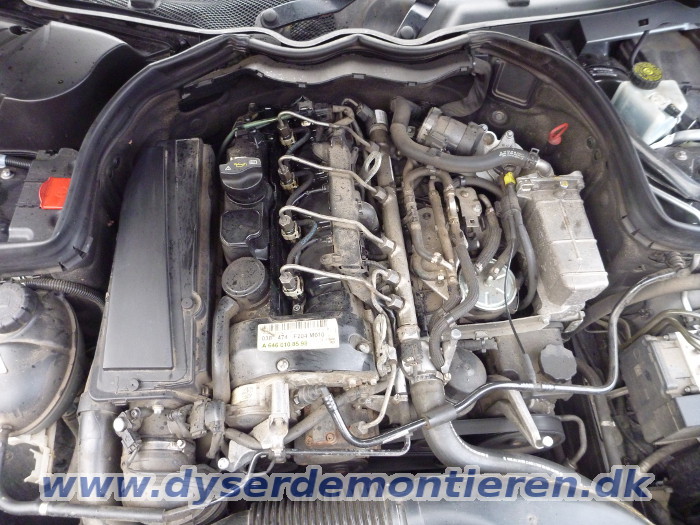Aftrkning af indsprjtningsdyser fra Mercedes
                W204 med 2.2 CDI motor